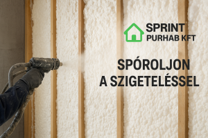Nyitott cellás purhab szigetelés a Sprint Purhab Kft-től